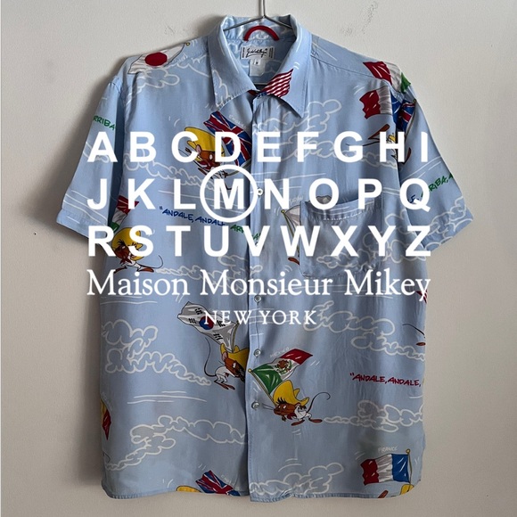 JC de Castelbajac Speedy Gonzales Camp Collar Shirt - M